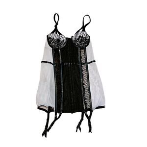 Victoria's secret lace hook up corset